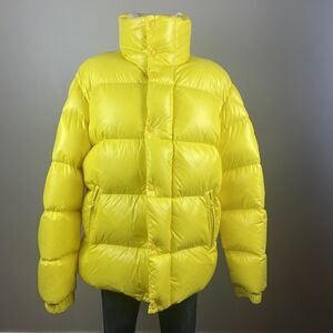 NWT MONCLER GENIUS X 2 MONCLER 1952 Dervox Jacket Yellow Men Size 4 (XL)